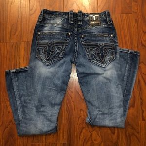 Mens Rock Revival Jeans